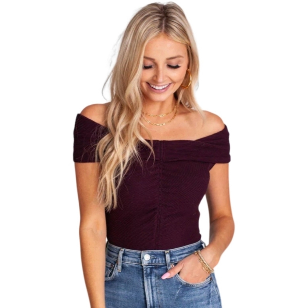 FREE PEOPLE This Cutie Off the Shoulder Top